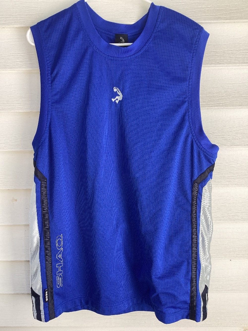 SHAQ Blue Mesh Basketball Jersey Medium Sleeveless Tank Top SHaquille O’Neal S